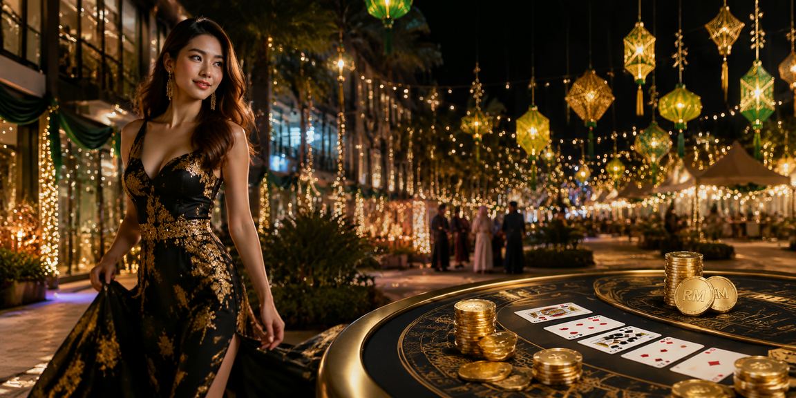 Meja baccarat kasino langsung sempena Hari Raya di Johor Bahru livesport808